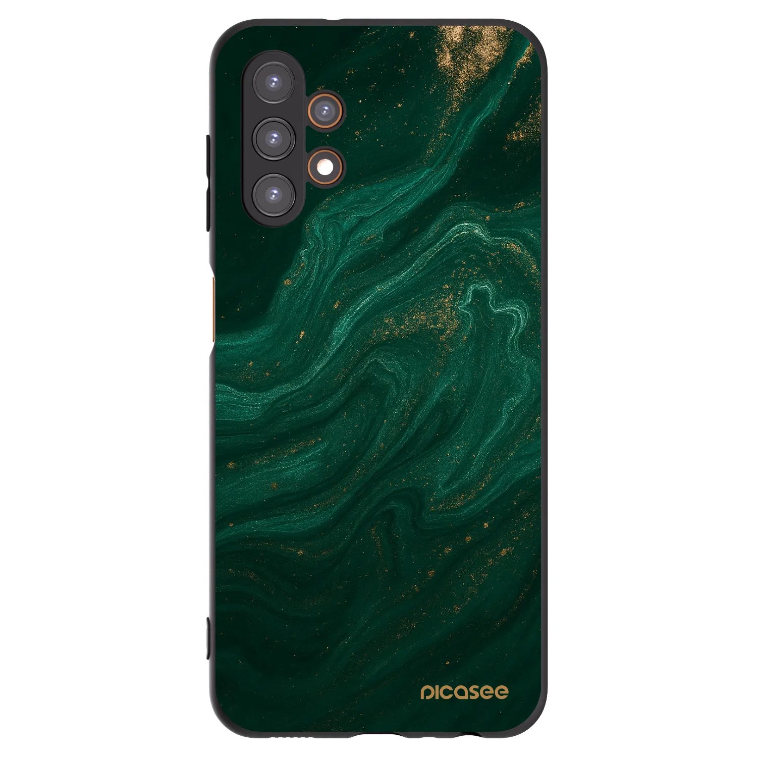 Picasee silikónový čierny obal pre Samsung Galaxy A13 4G A135 - Green