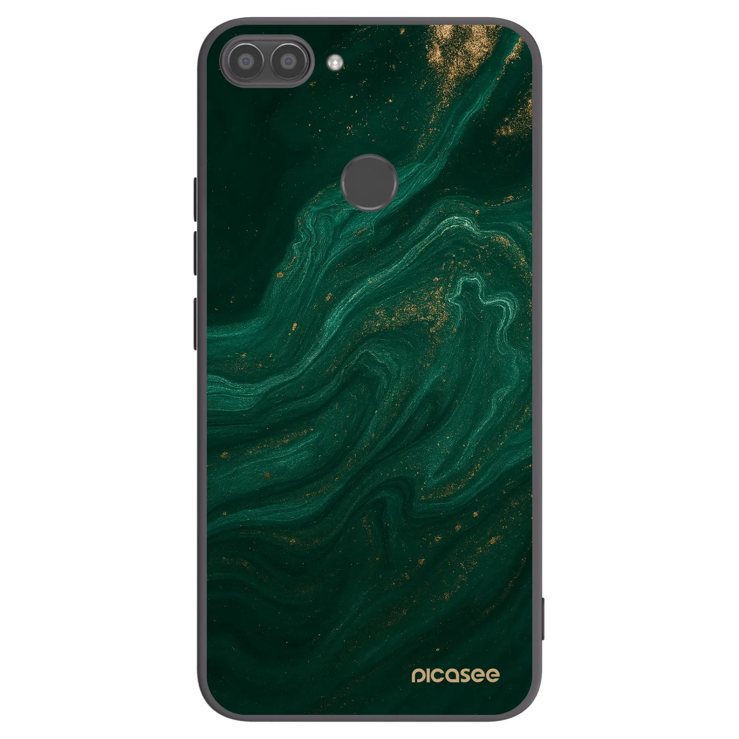 Picasee silikónový čierny obal pre Huawei P Smart - Green