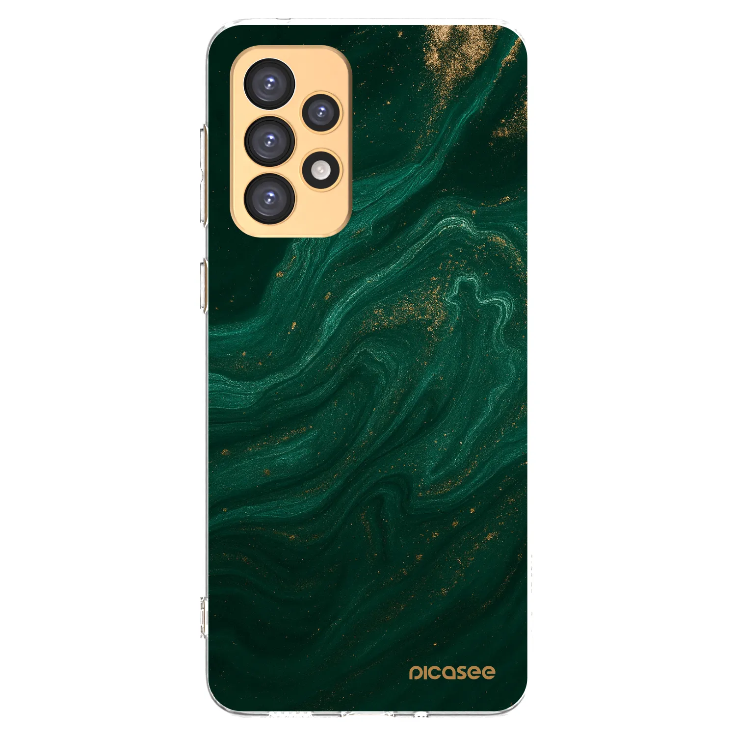 Picasee silikónový prehľadný obal pre Samsung Galaxy A33 5G A336 - Green