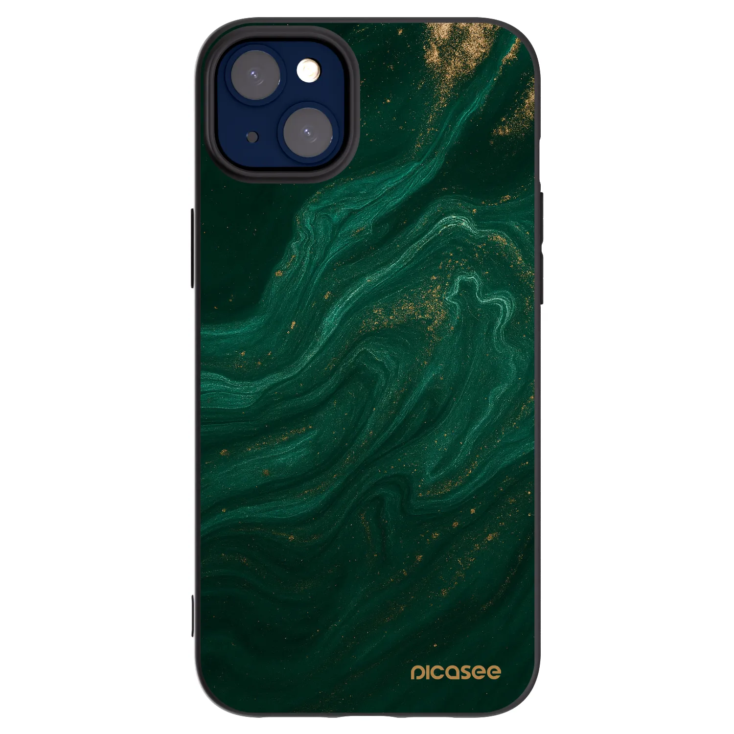 Silikónový čierny obal pre Apple iPhone 14 Plus - Green