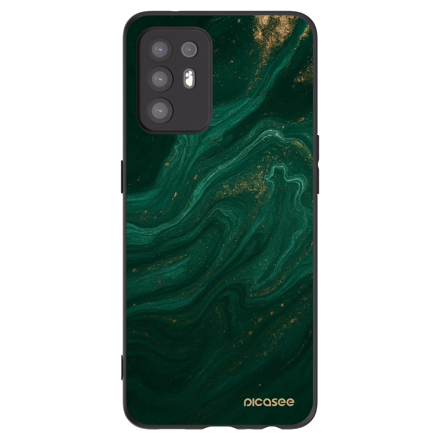 Picasee silikónový čierny obal pre OPPO A94 5G - Green
