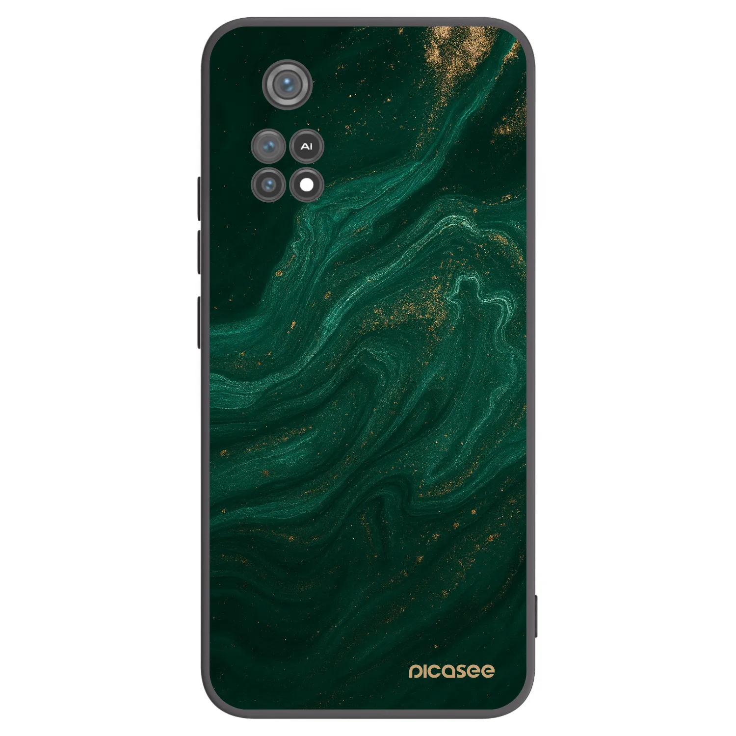 Picasee silikónový čierny obal pre Xiaomi Poco M4 Pro - Green