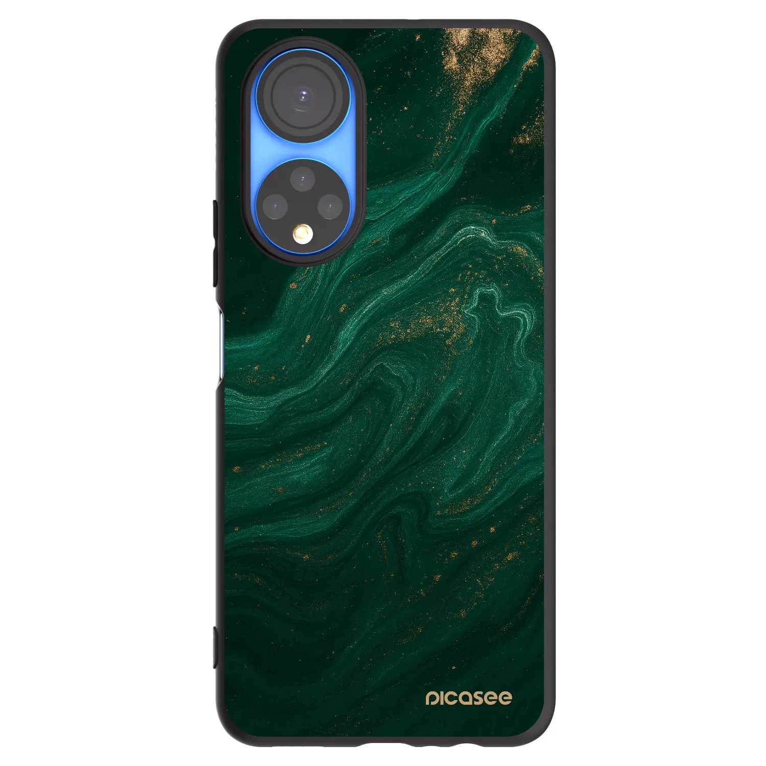 Picasee silikónový čierny obal pre Honor X7 - Green