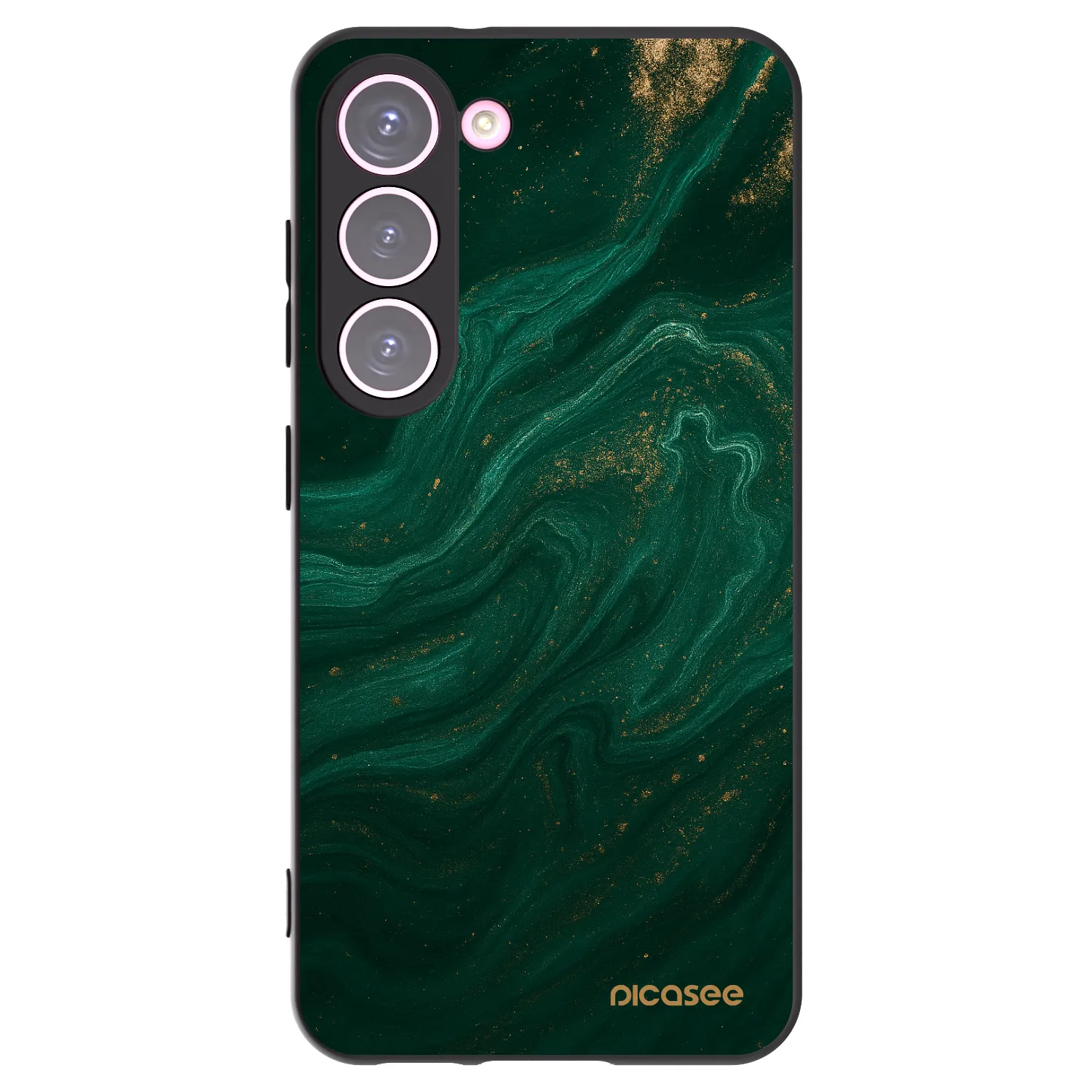 Silikónový čierny obal pre Samsung Galaxy S23 5G - Green