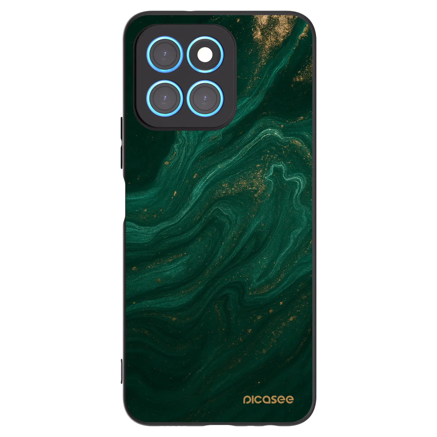 Picasee silikónový čierny obal pre Honor X8 5G - Green