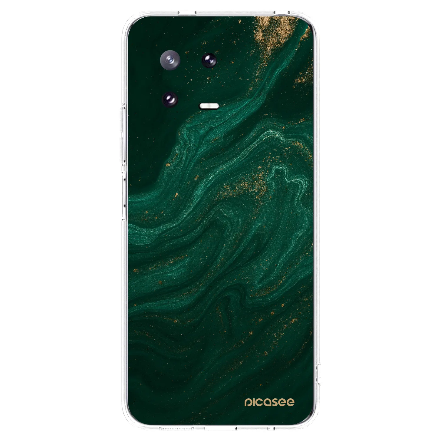 Picasee silikónový prehľadný obal pre Xiaomi 13 Pro - Green