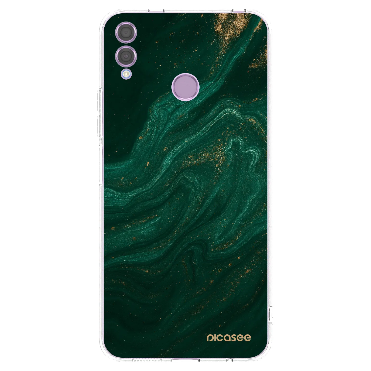Silikónový prehľadný obal pre Honor 8X - Green