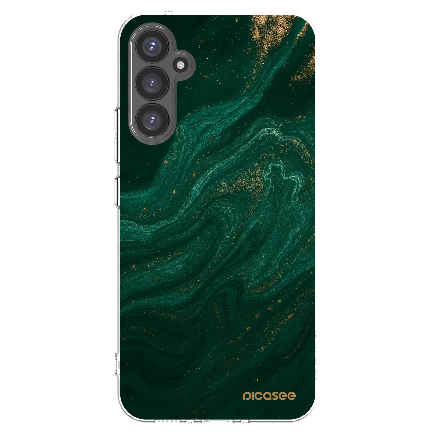 Picasee silikónový prehľadný obal pre Samsung Galaxy A34 5G A346B - Green