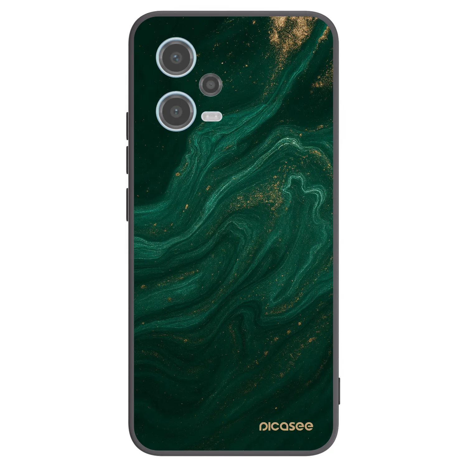 Picasee silikónový čierny obal pre Xiaomi Redmi Note 12 5G - Green