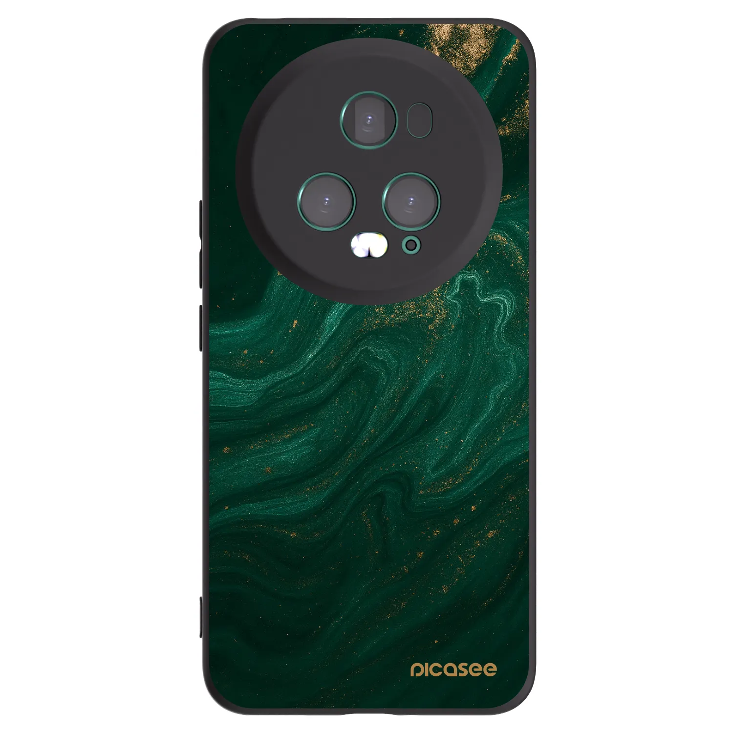 Picasee silikónový čierny obal pre Honor Magic5 Pro - Green