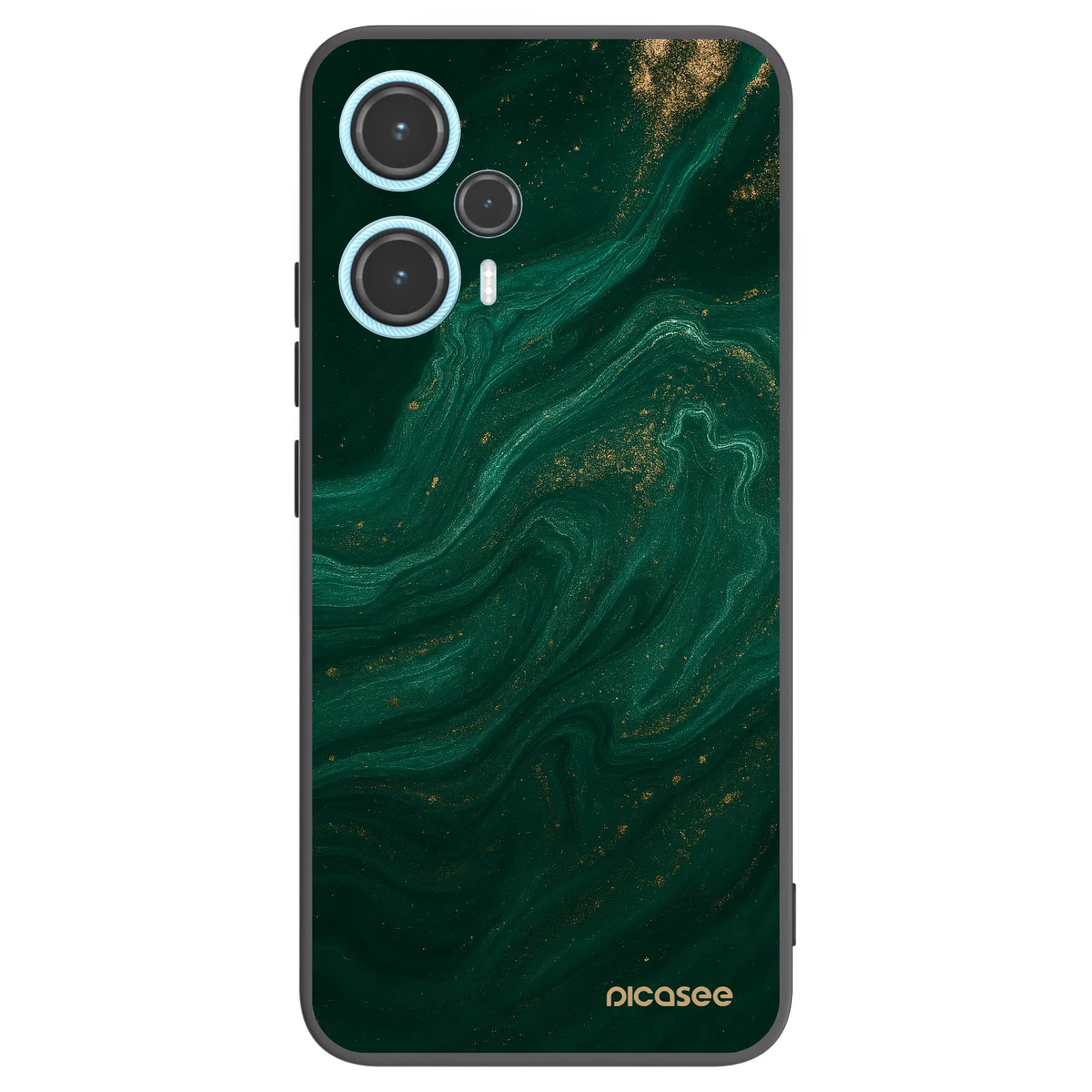 Picasee silikónový čierny obal pre Xiaomi Poco F5 - Green