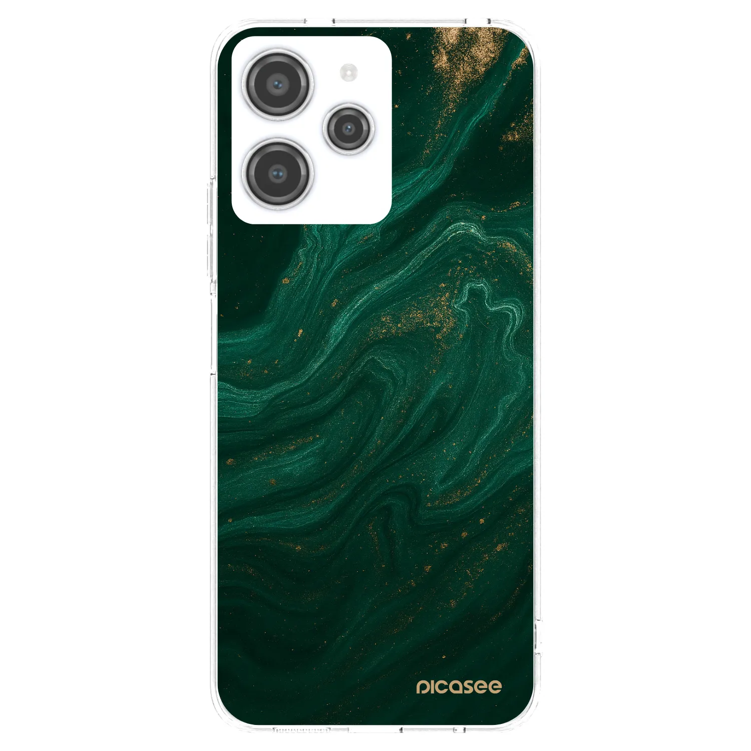 Silikónový prehľadný obal pre Xiaomi Redmi 12 4G - Green