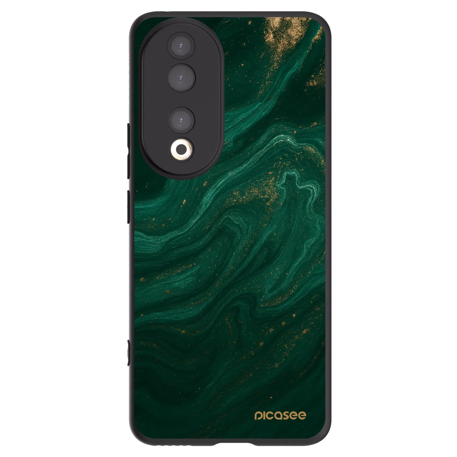 Picasee silikónový čierny obal pre Honor 90 5G - Green