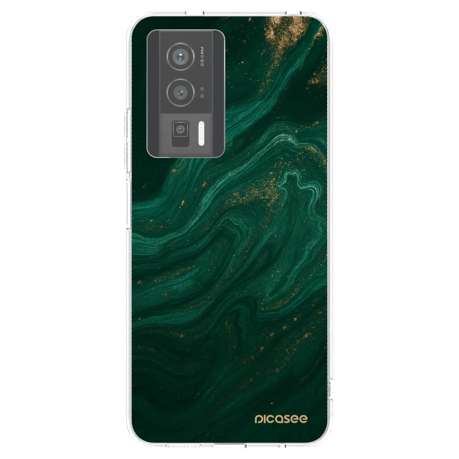 Picasee silikónový prehľadný obal pre Xiaomi Poco F5 Pro 5G - Green