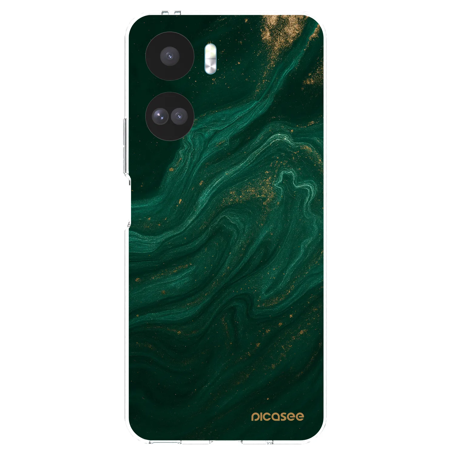 Silikónový prehľadný obal pre Honor 90 Lite 5G - Green