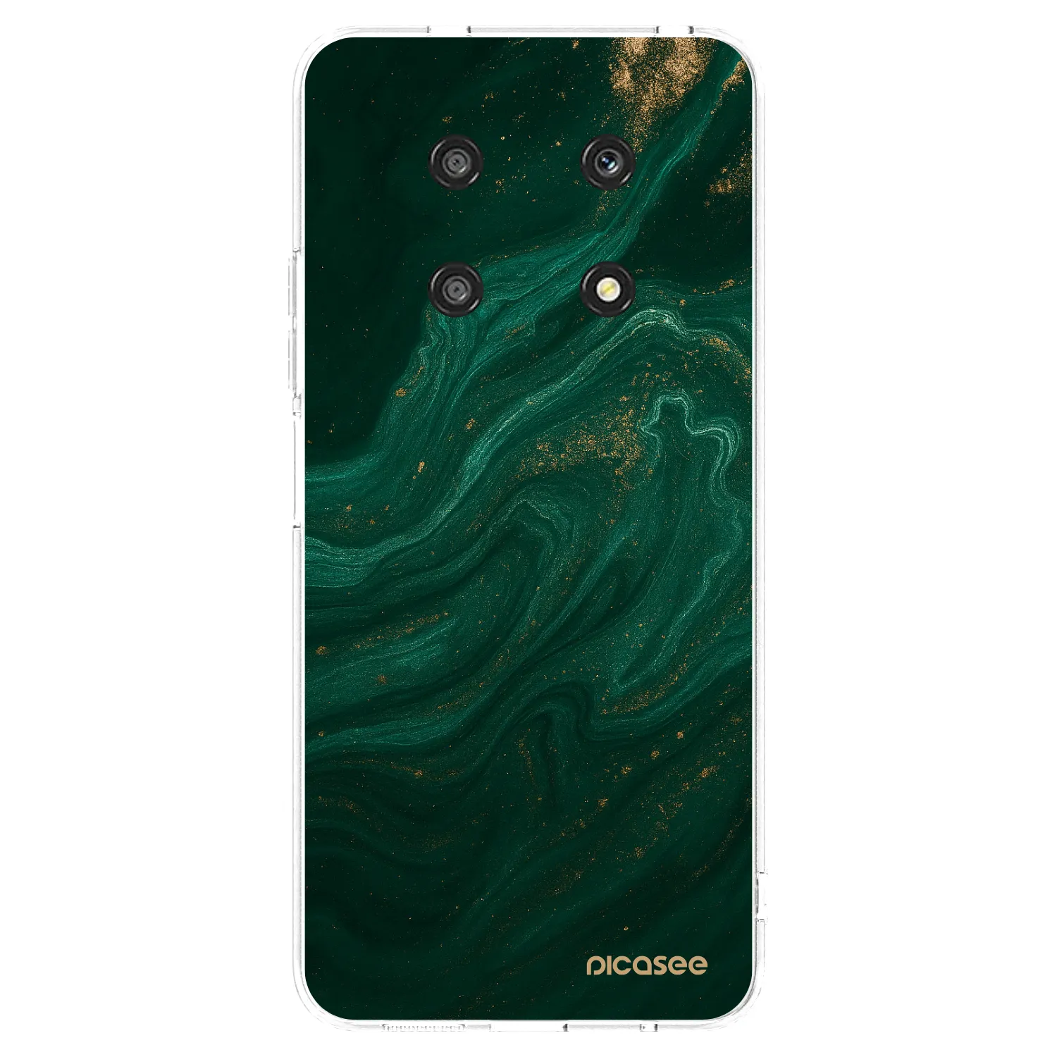 Picasee silikónový prehľadný obal pre Honor Magic4 Lite 5G - Green
