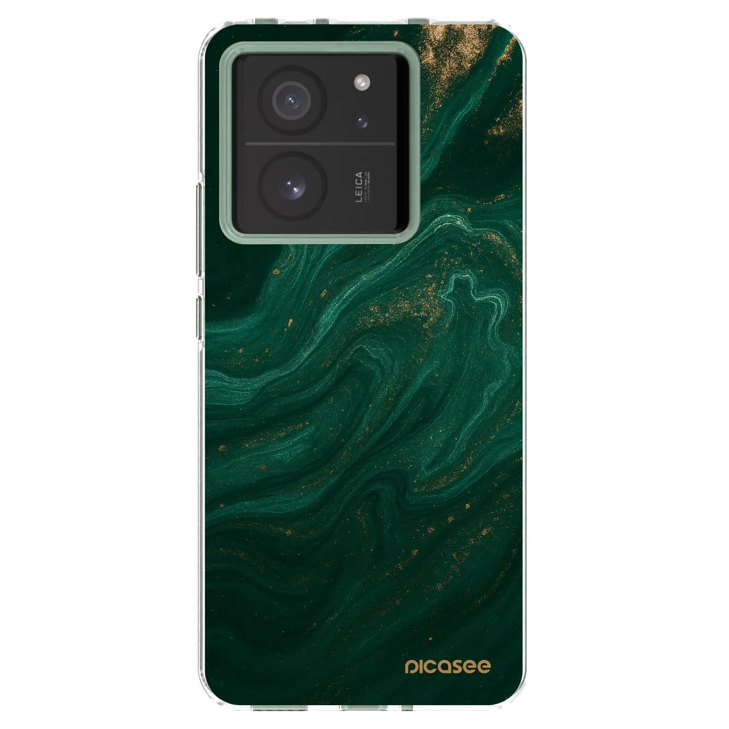 Picasee silikónový prehľadný obal pre Xiaomi 13T - Green