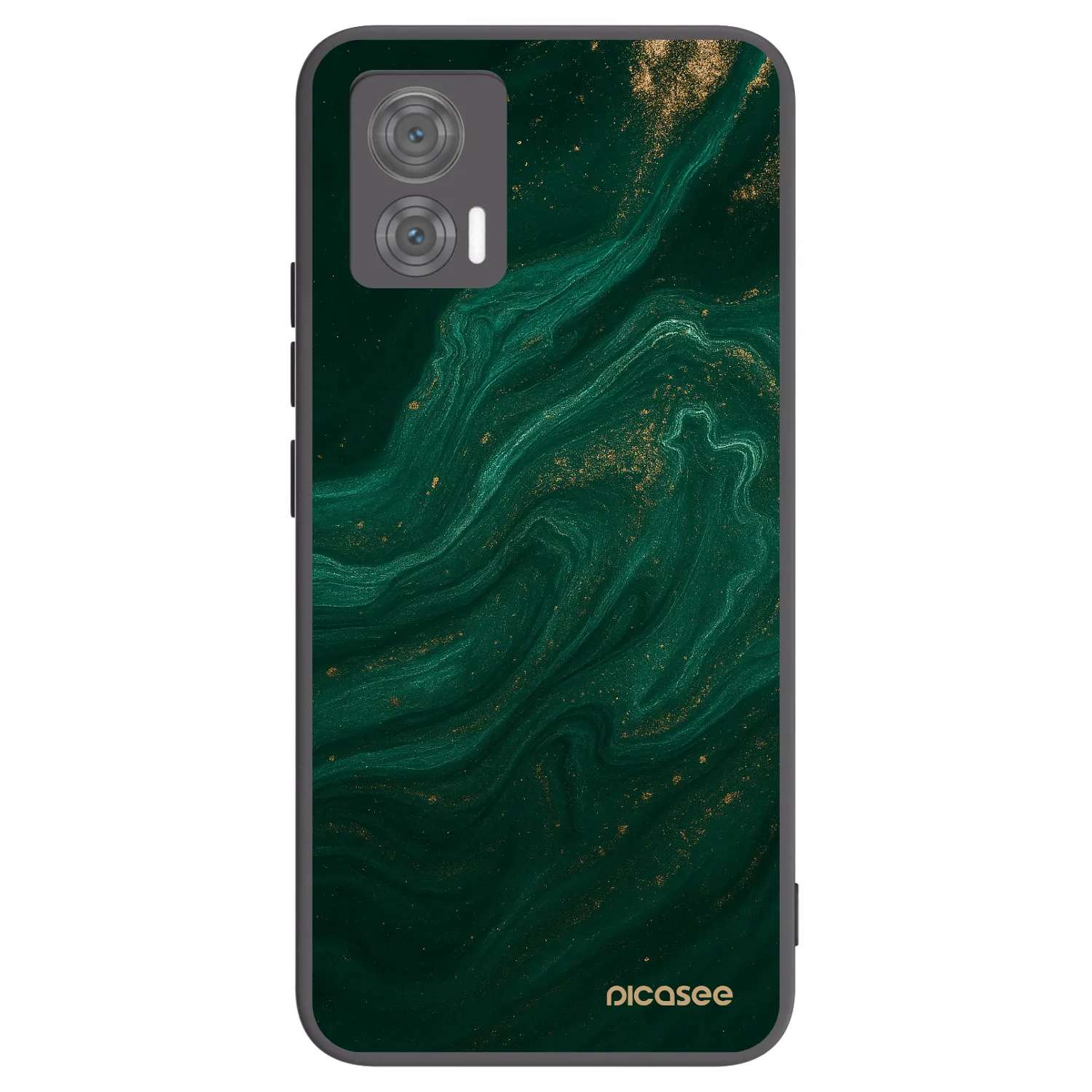 Picasee silikónový čierny obal pre Motorola Edge 30 Neo - Green