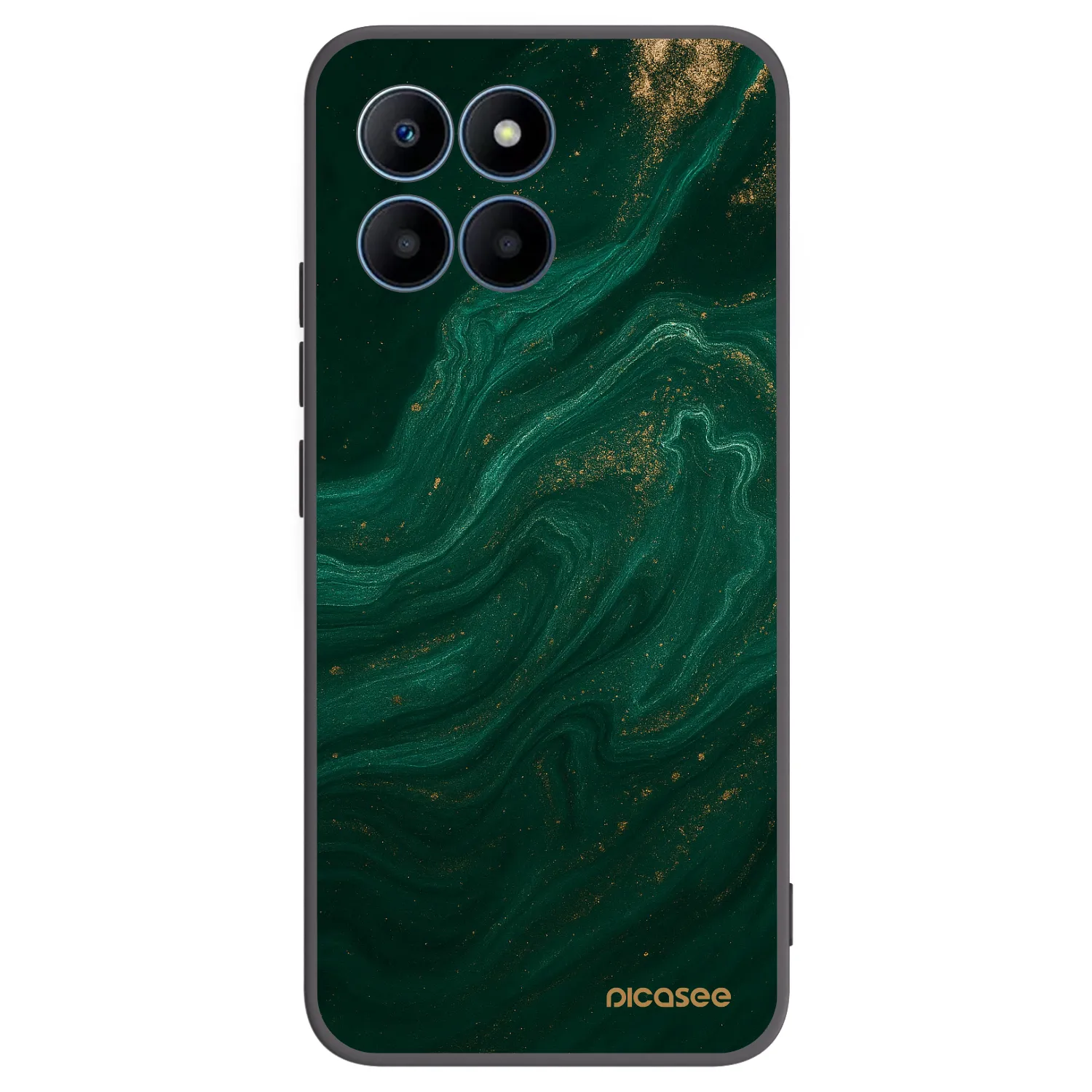Picasee silikónový čierny obal pre Honor 70 Lite - Green