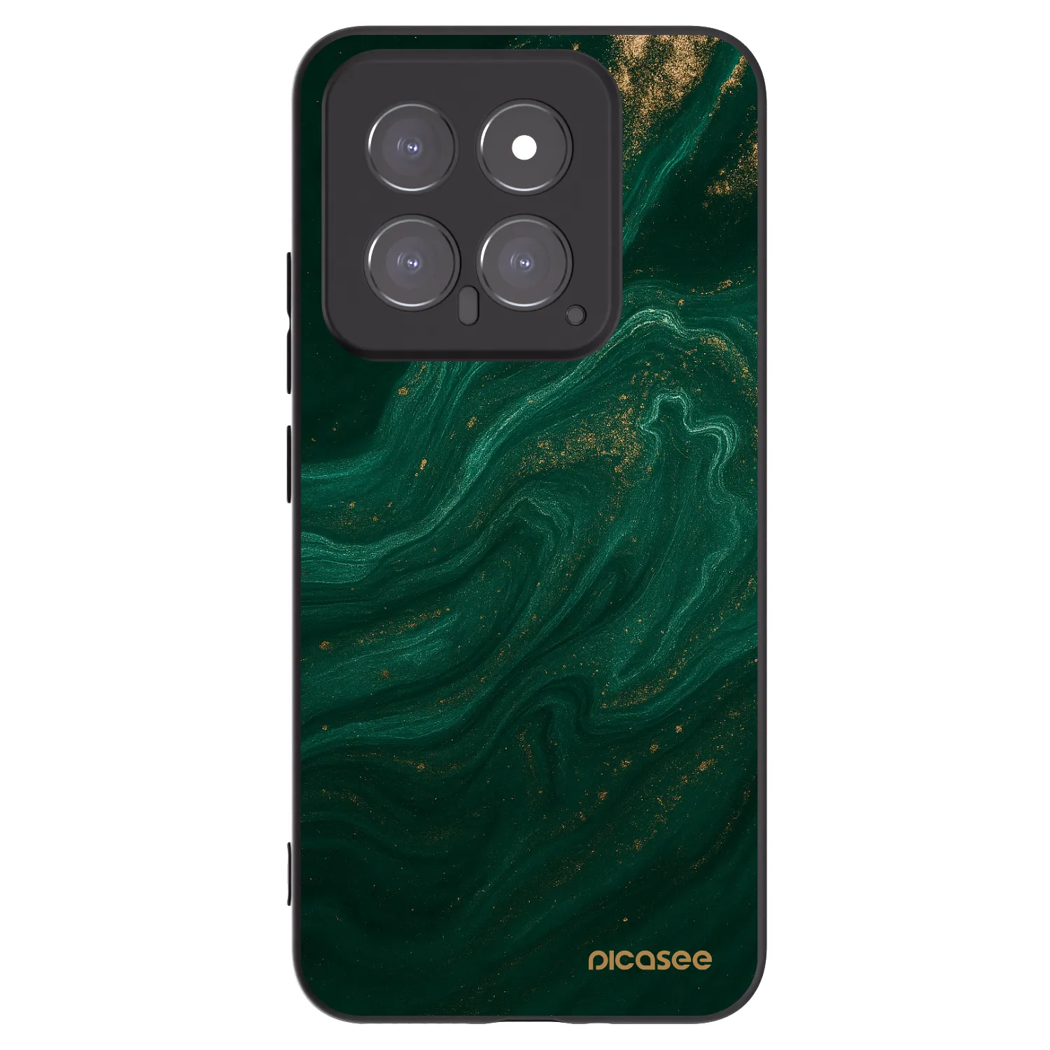 Picasee silikónový čierny obal pre Xiaomi 14 - Green