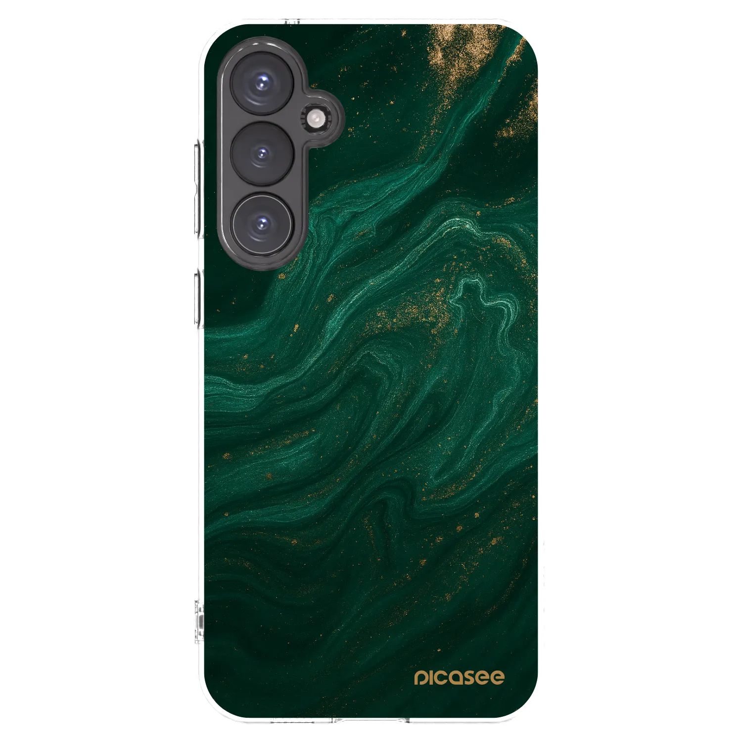Picasee silikónový prehľadný obal pre Samsung Galaxy S23 FE S711B - Green