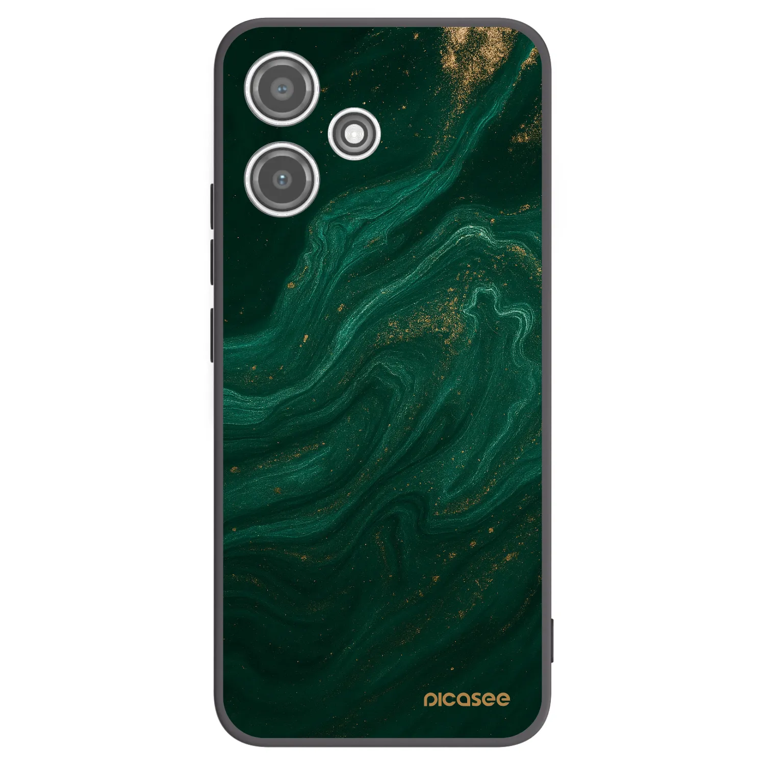 Picasee silikónový čierny obal pre Xiaomi Redmi 12 5G - Green