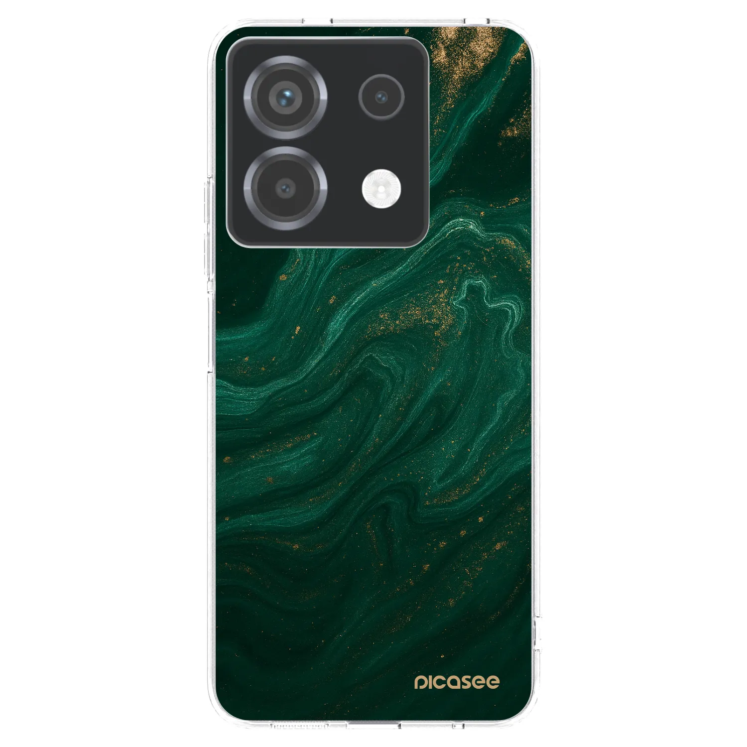 Picasee silikónový prehľadný obal pre Xiaomi Poco X6 - Green