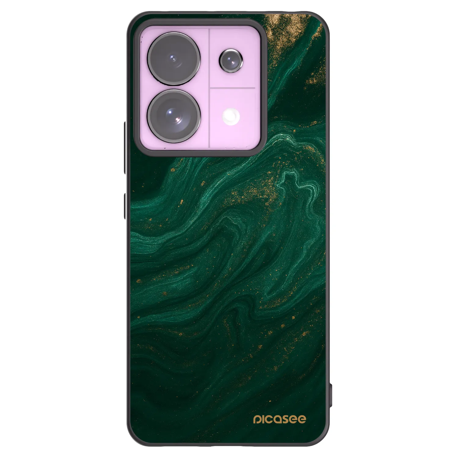 Picasee silikónový čierny obal pre Xiaomi Redmi Note 13 Pro 5G - Green