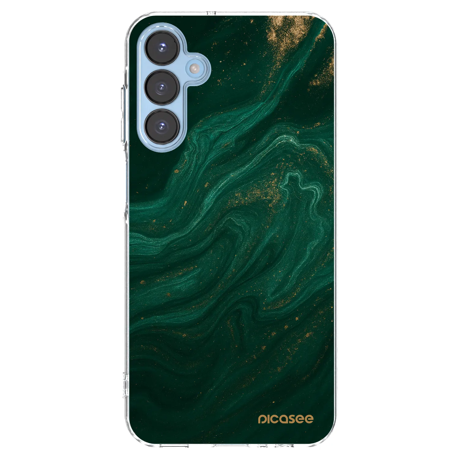 Picasee silikónový prehľadný obal pre Samsung Galaxy A15 A156B 5G - Green