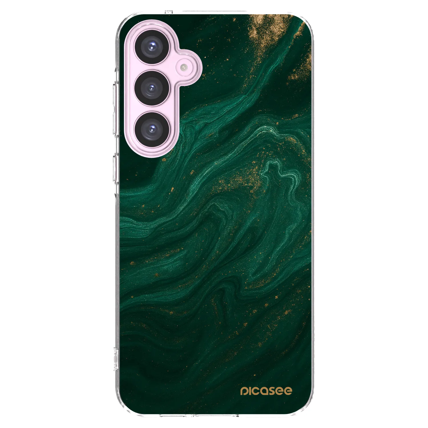 Picasee silikónový prehľadný obal pre Samsung Galaxy A55 5G A556B - Green