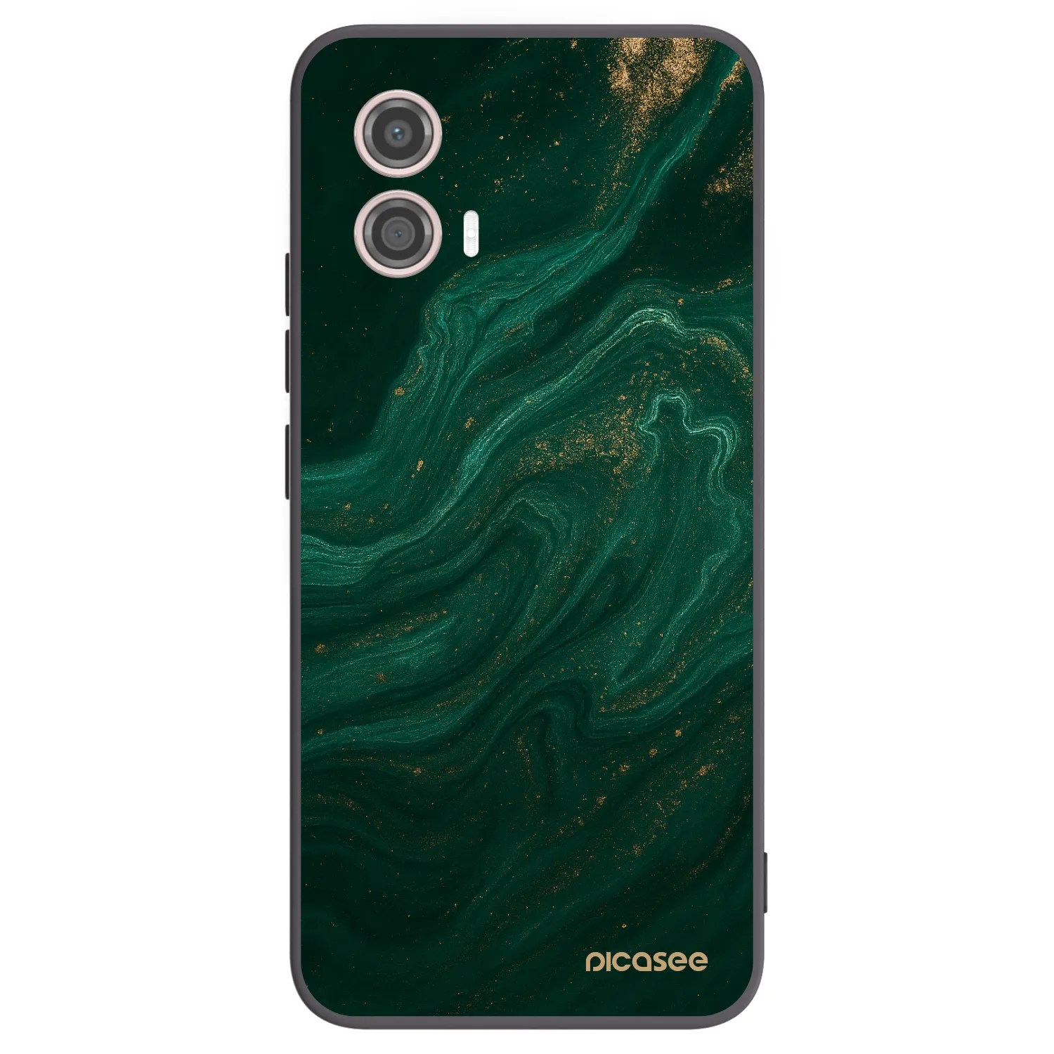 Picasee silikónový čierny obal pre Motorola Moto G53 5G - Green