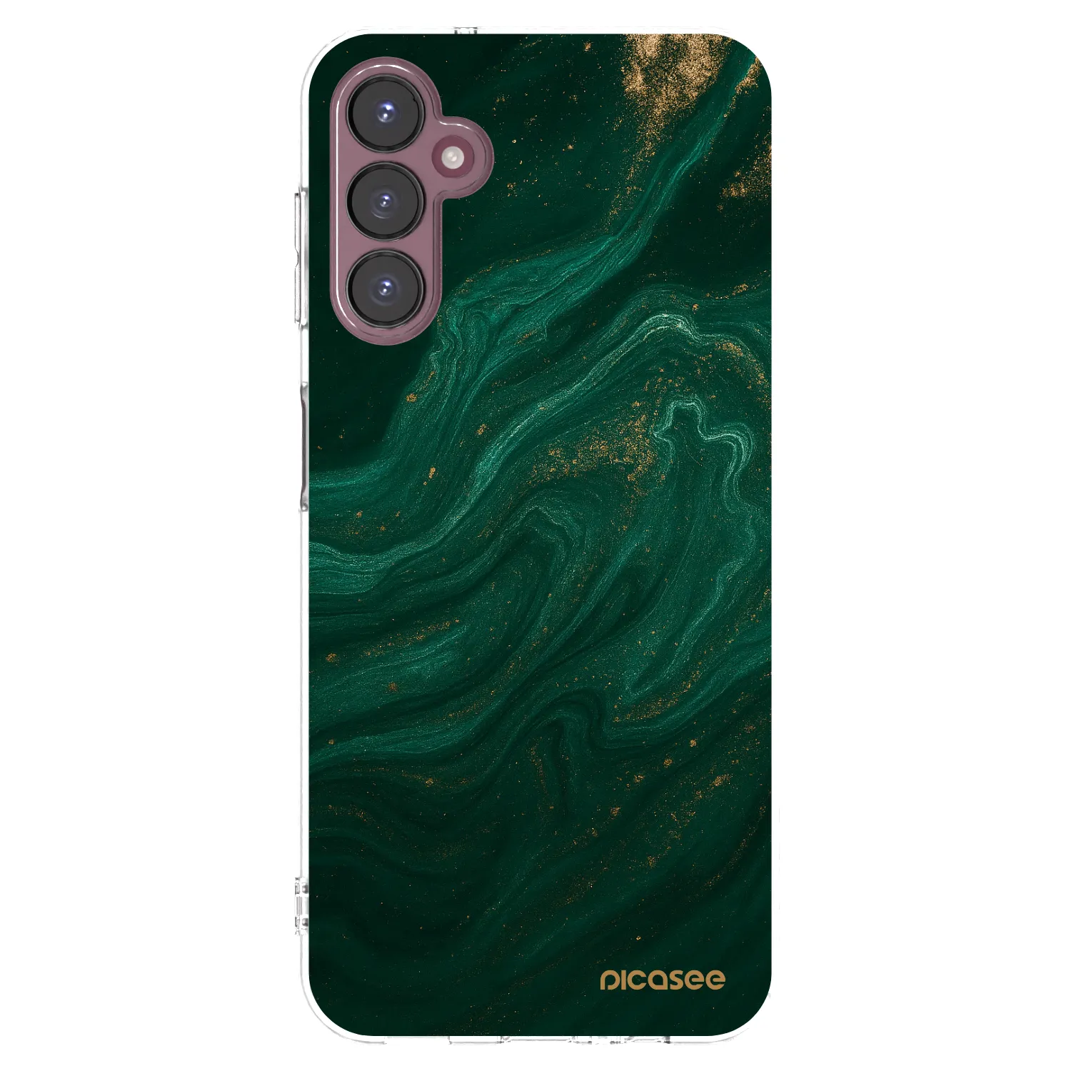Picasee silikónový prehľadný obal pre Samsung Galaxy A05s A057G - Green