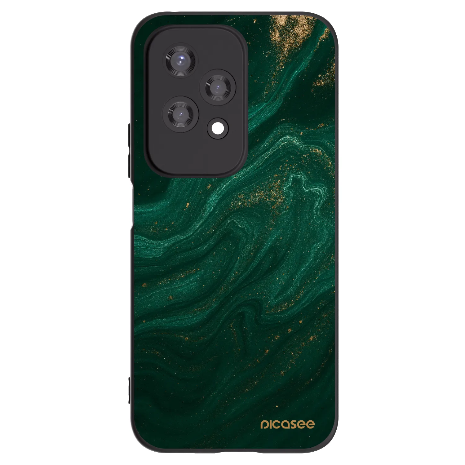 Silikónový čierny obal pre Honor 200 Lite - Green