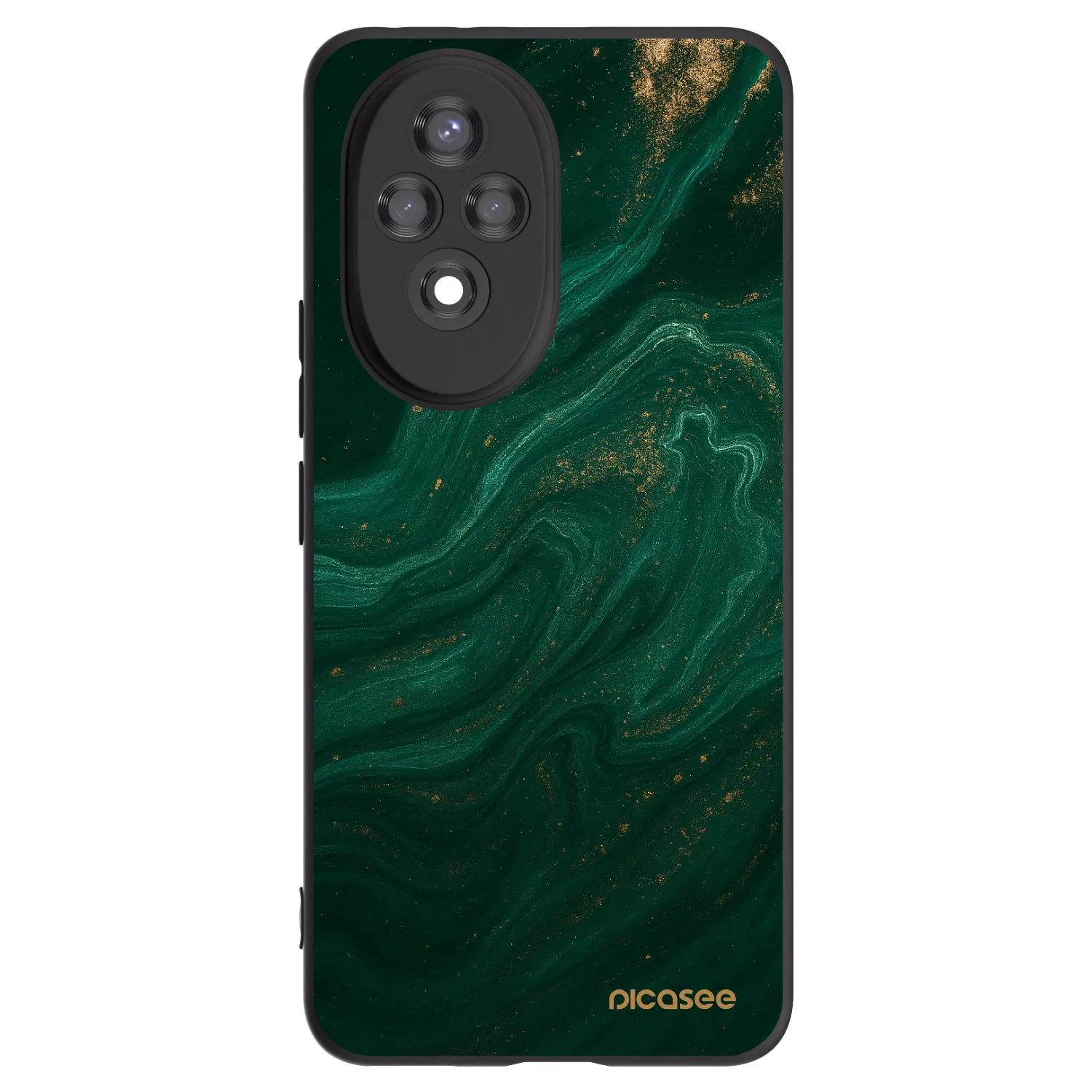 Silikónový čierny obal pre Honor 200 Pro 5G - Green