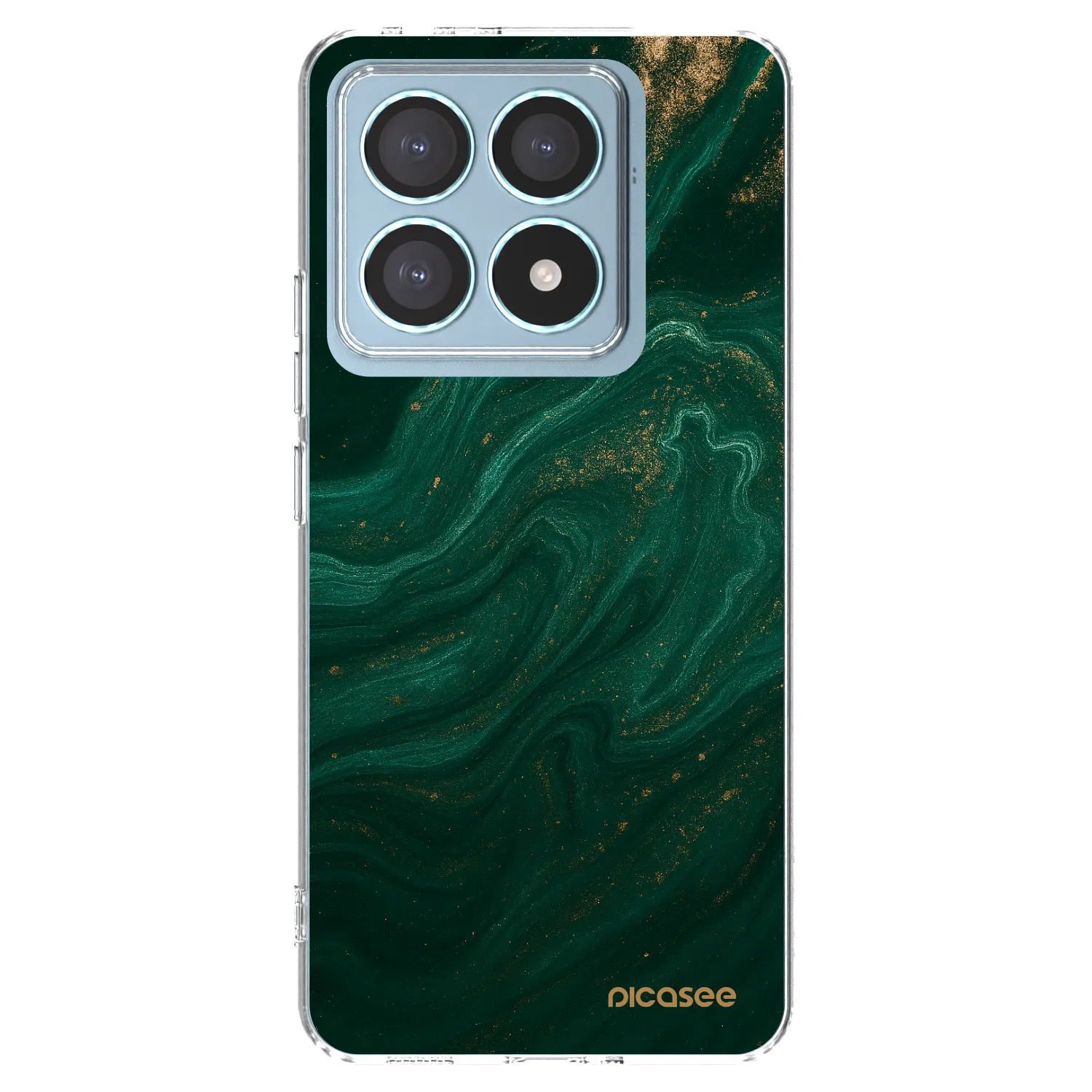 Picasee silikónový prehľadný obal pre Xiaomi 14T Pro - Green