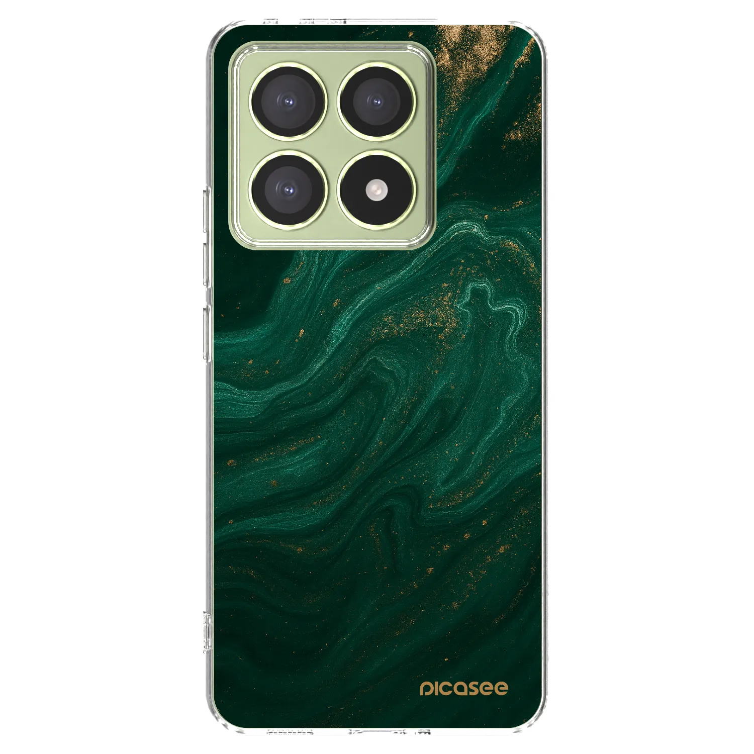 Picasee silikónový prehľadný obal pre Xiaomi 14T - Green