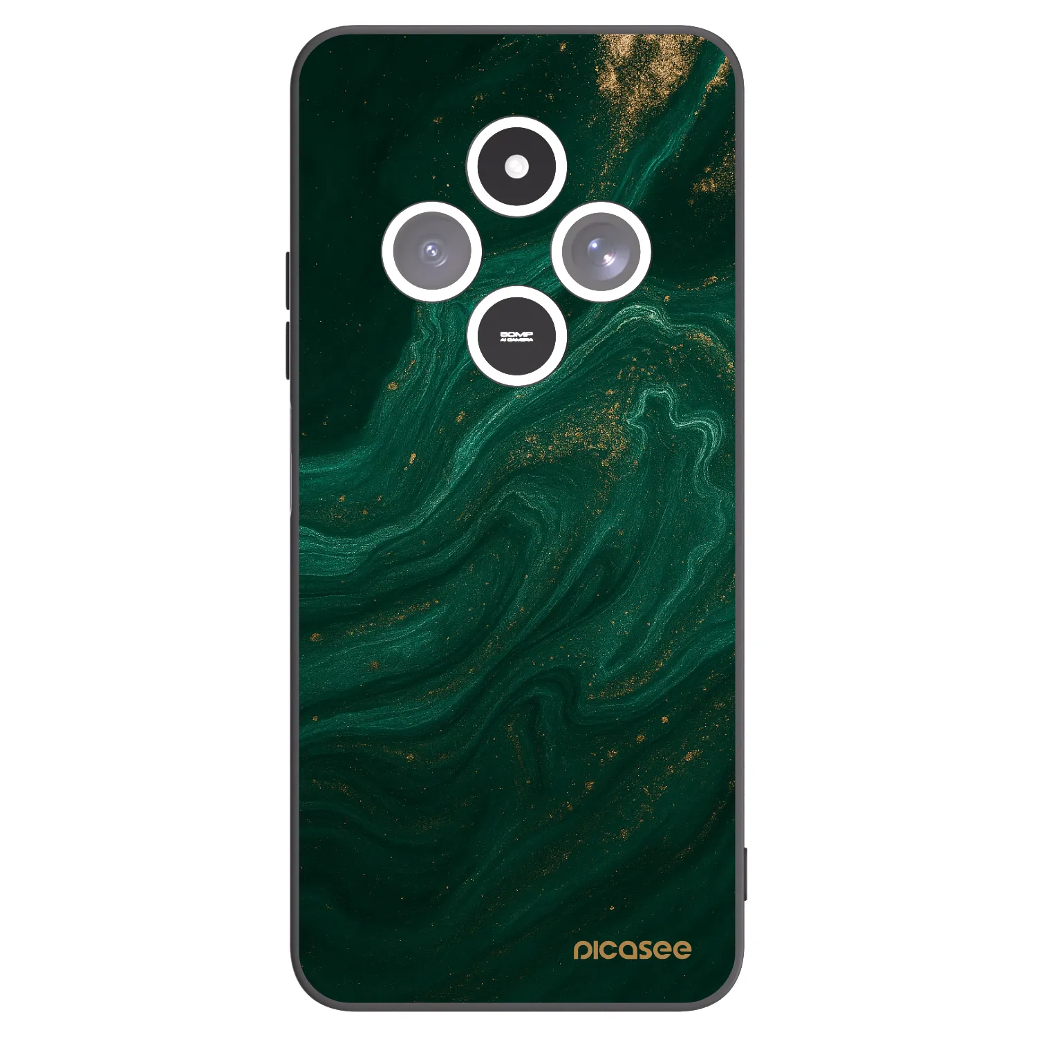 Picasee silikónový čierny obal pre Xiaomi Redmi 14C - Green