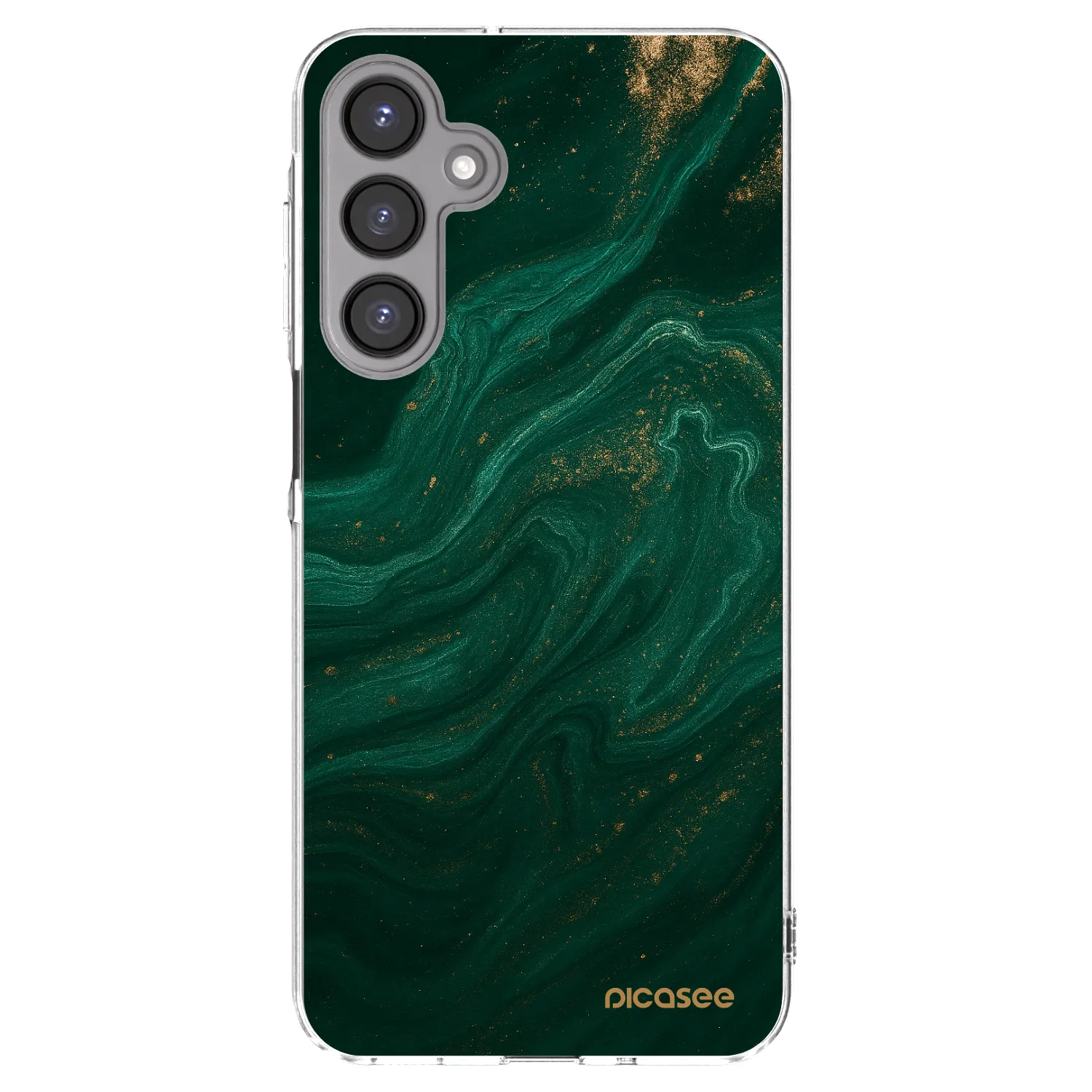 Picasee silikónový prehľadný obal pre Samsung Galaxy A16 5G - Green