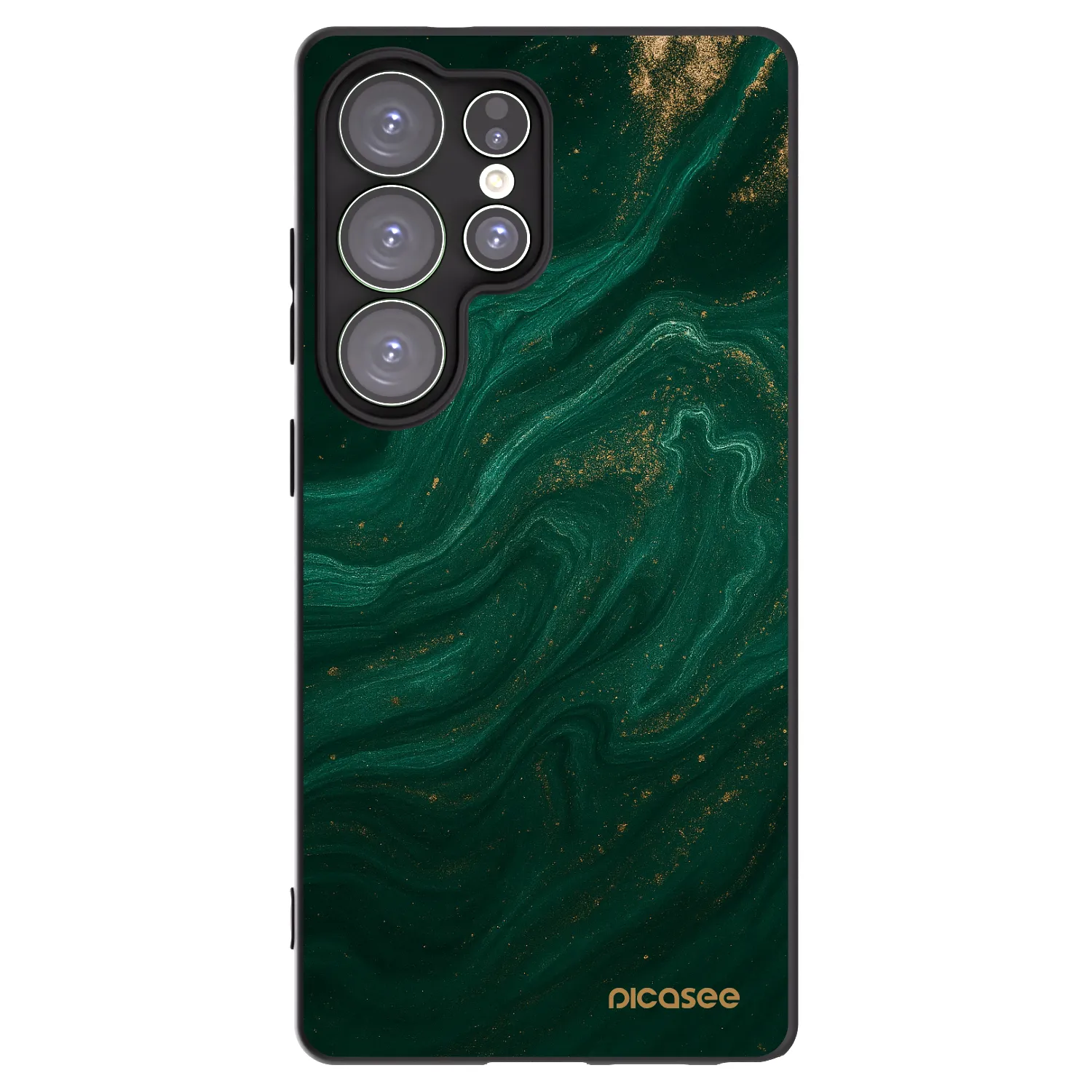 Silikónový čierny obal pre Samsung Galaxy S25 Ultra 5G - Green