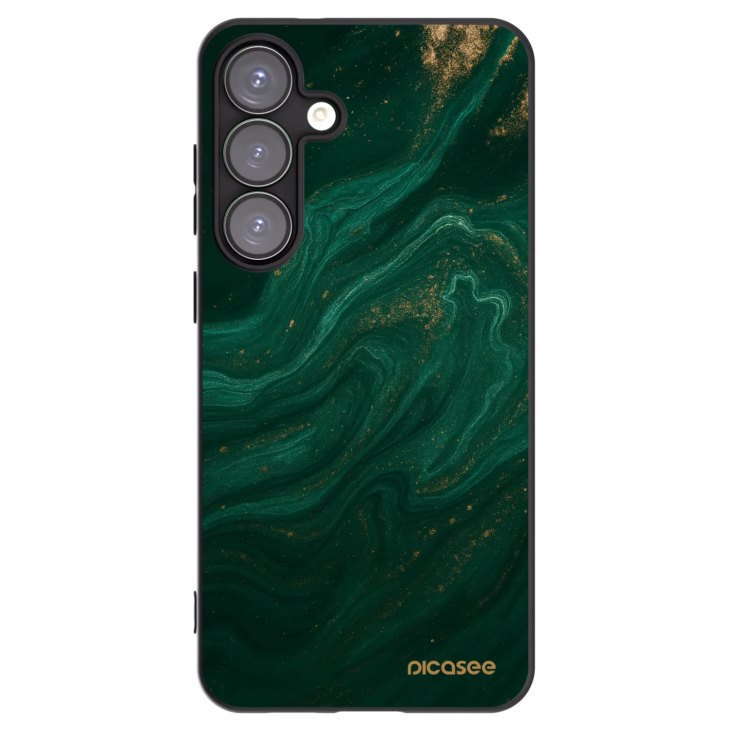 Picasee silikónový čierny obal pre Samsung Galaxy S25+ 5G - Green