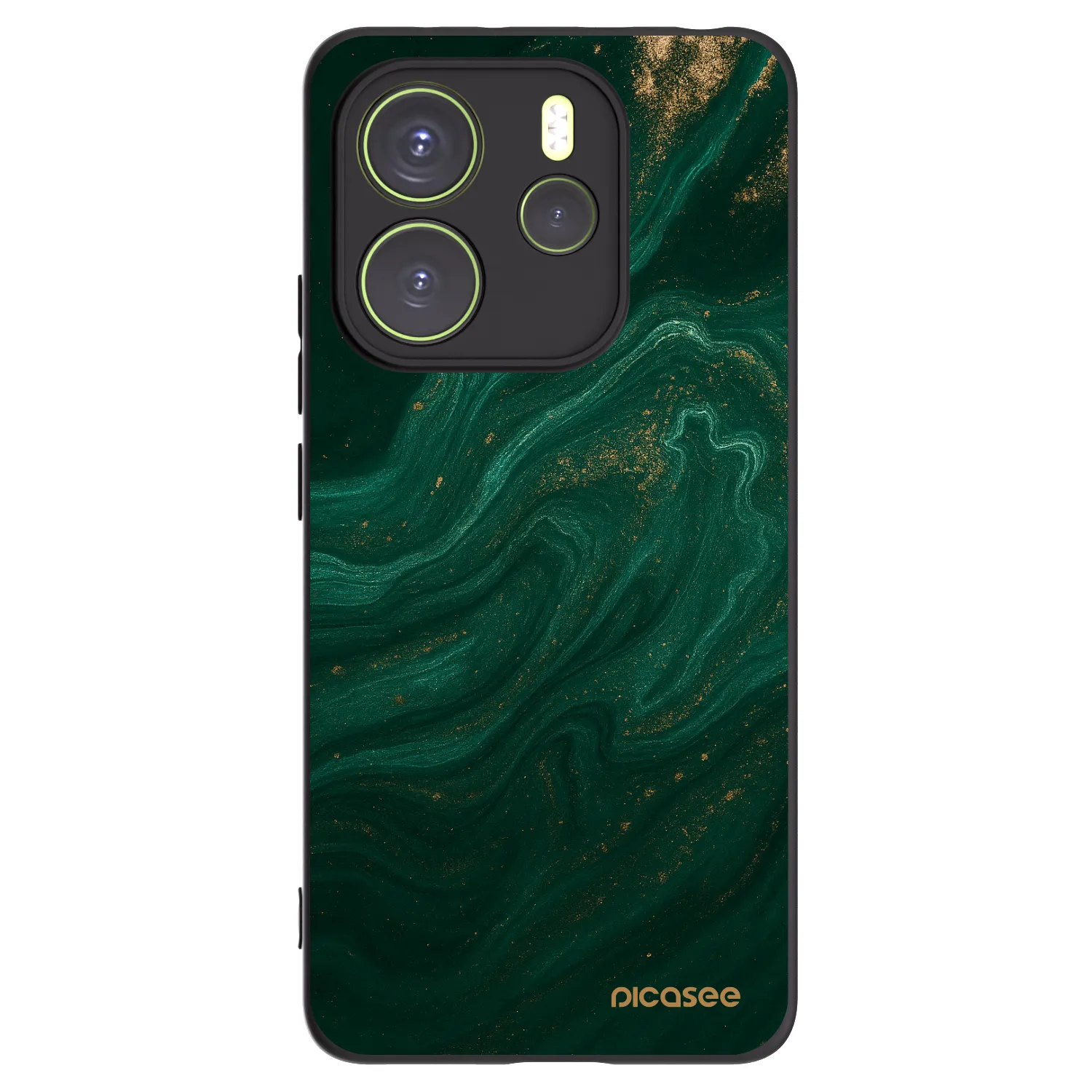 Picasee silikónový čierny obal pre Xiaomi Redmi Note 14 4G - Green