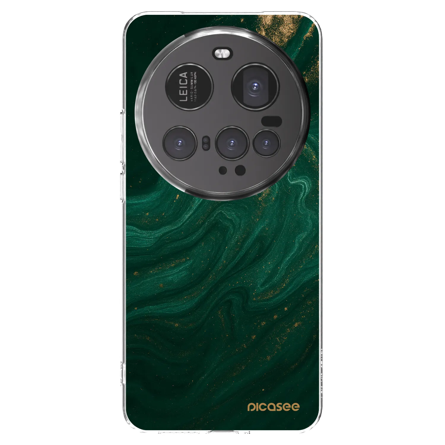 Picasee silikónový prehľadný obal pre Xiaomi 15 Ultra - Green