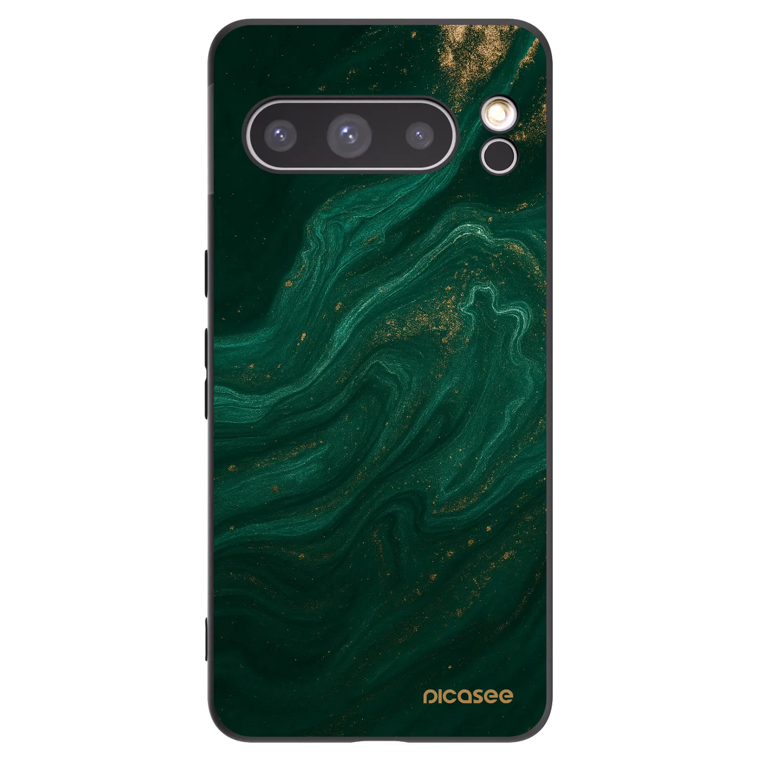 Picasee silikónový čierny obal pre Google Pixel 8 Pro - Green