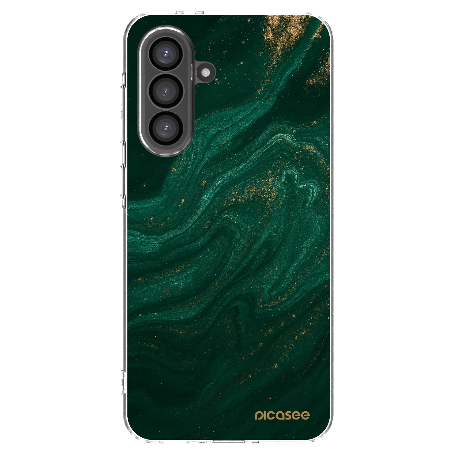 Picasee silikónový prehľadný obal pre Samsung Galaxy A56 5G A566B - Green
