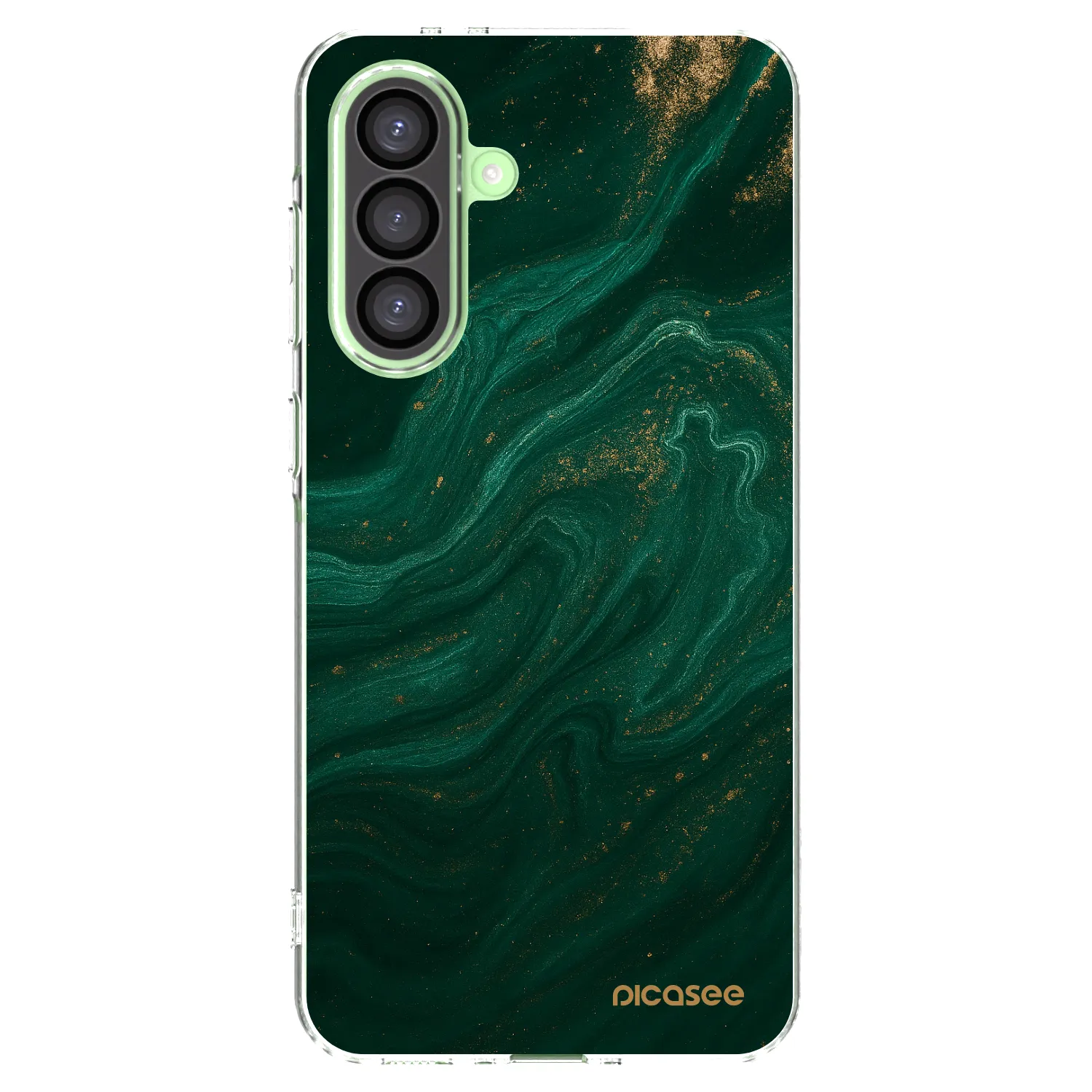 Picasee silikónový prehľadný obal pre Samsung Galaxy A26 5G A266B - Green
