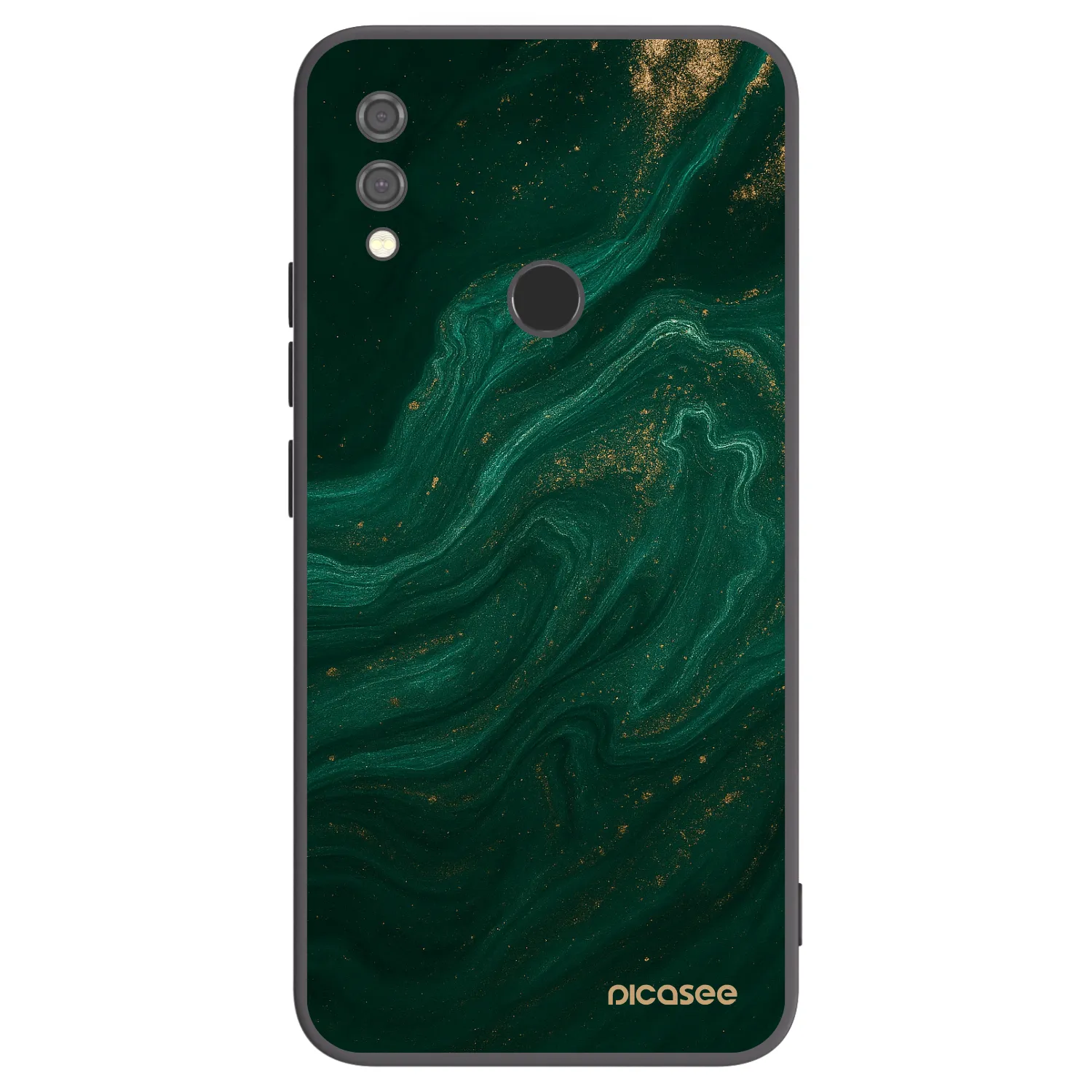 Picasee silikónový čierny obal pre Xiaomi Redmi Note 7 - Green
