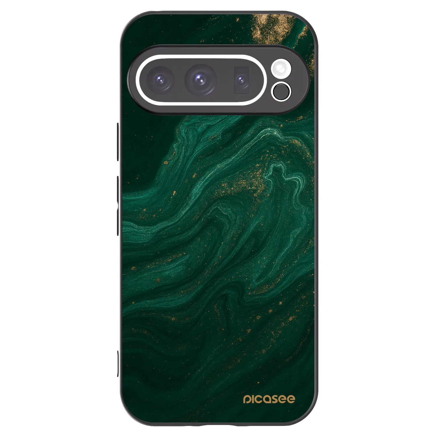 Silikónový čierny obal pre Google Pixel 9 Pro - Green