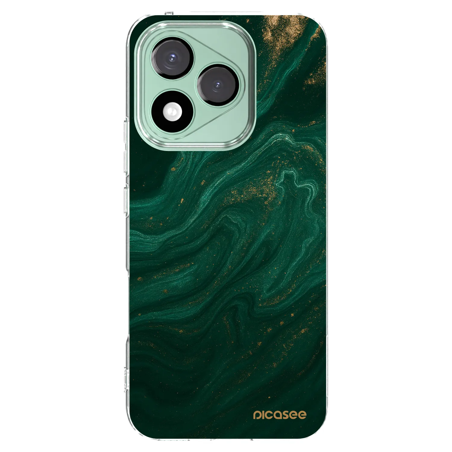 Picasee silikónový prehľadný obal pre Honor 400 Lite 5G - Green