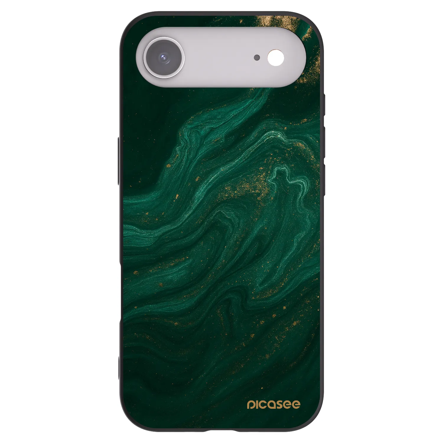 Picasee silikónový čierny obal pre Apple iPhone Air - Green