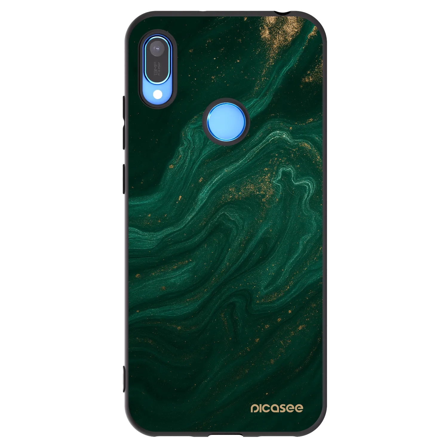 Picasee silikónový čierny obal pre Huawei Y6 2019 - Green